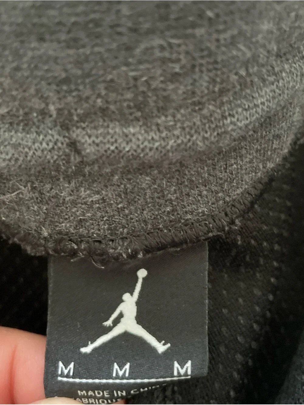 Air Jordan AJ Fleece Joggers Sweatpants Gray Men’s Medium Athleisure Pockets